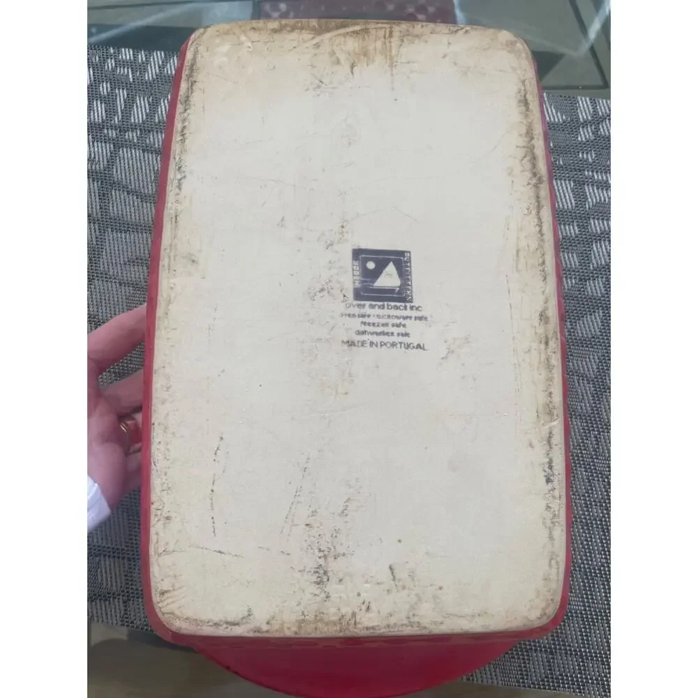 Indoor Outfitters Over & Back Baking Ceramic Casserole Dish 7” x 11”